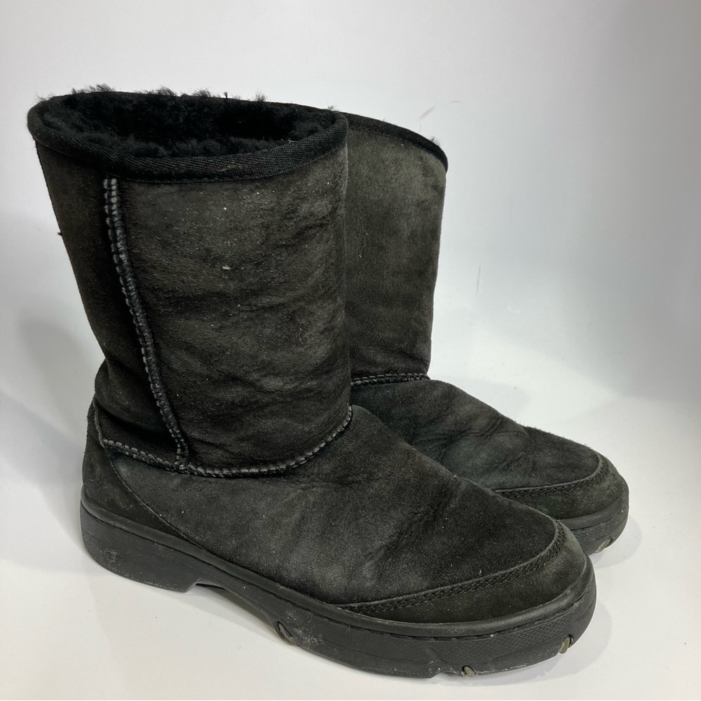 Ugg Australia Black Ultimate Short Boots Size 7 View 3